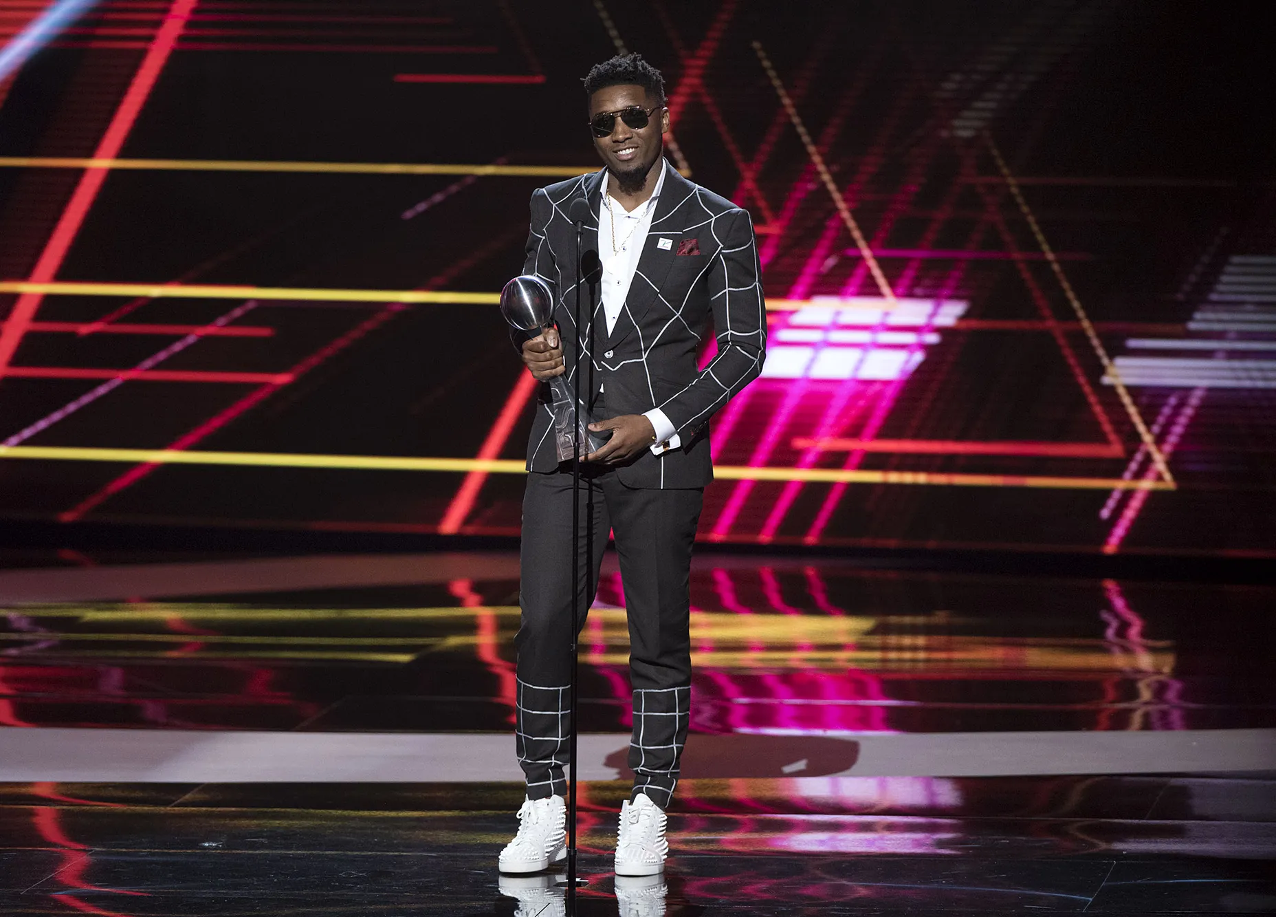 Donovan Mitchell at the 2018 ESPYS.