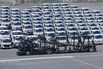 Vehicles at Yokohama Port