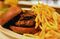 The Black Label Burger at Minetta Tavern.