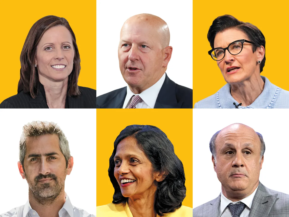 Clockwise from top left: Friedman, Solomon, Fraser, Siegel, Wikramanayake, Bar Dea