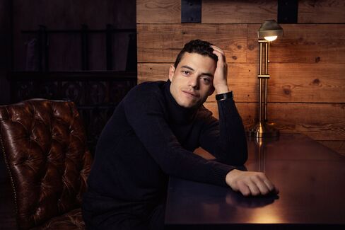 “I just find that, beneath it all, Elliot is such a brave dude. And there are times when I feel really inspired that I get to play him.” On Malek: Massimo Alba wool turtleneck, $1,050; N. Hoolywood trousers, $360; Jaeger-LeCoultre Grande Reverso 1931 Seconde Centrale watch, $20,100.