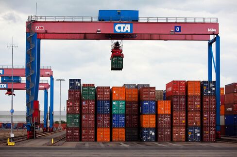Euro-Area Exports Increase 3% as Inflation Holds Below 2%