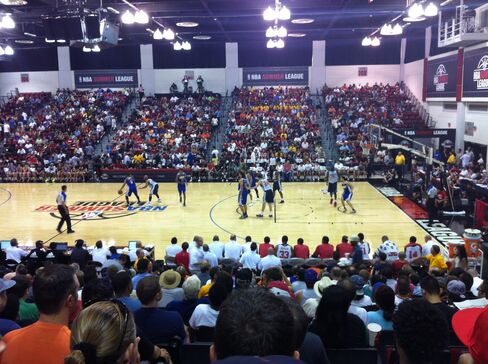 A 2013 NBA Summer League game in Las Vegas.