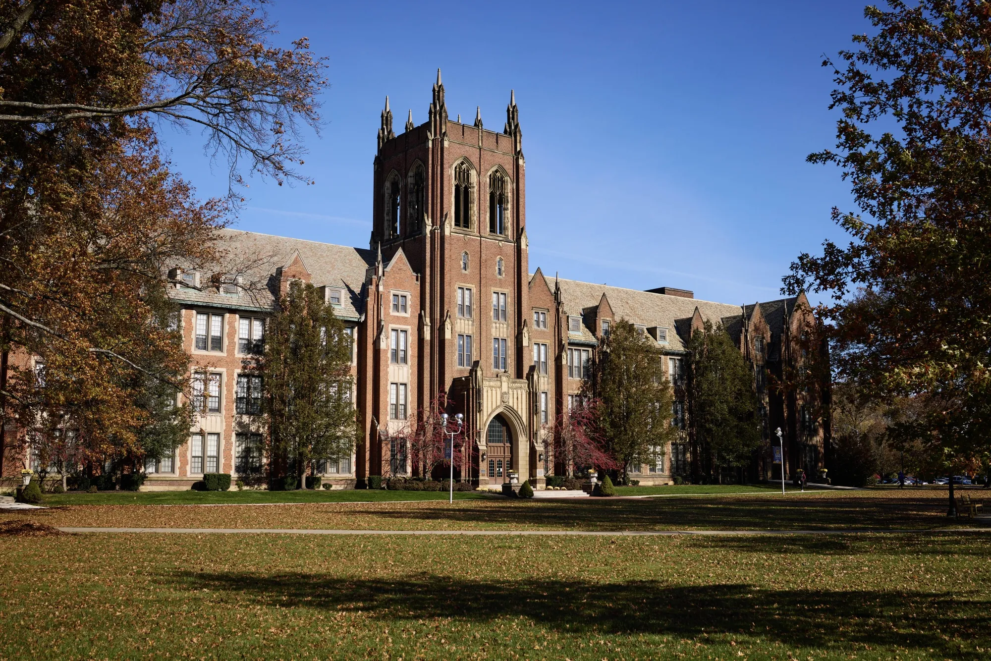 The Notre Dame College campus in Ohio in 2023.