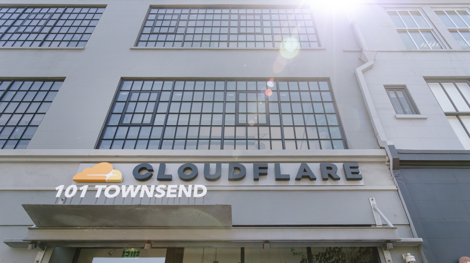 &nbsp;Cloudflare Inc. headquarters in San Francisco, California.