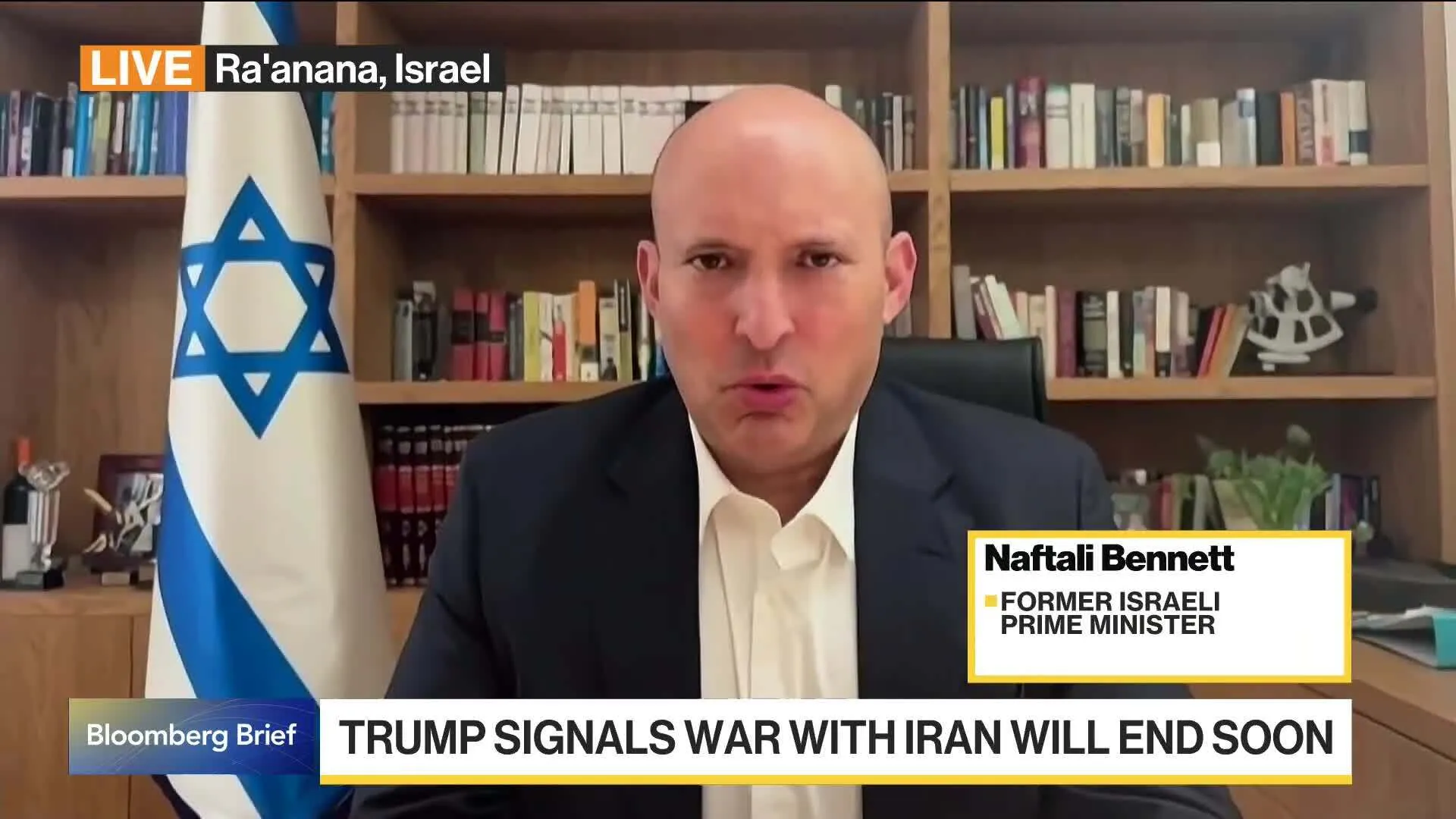 Watch Ex-Israel PM: Neutralizing Iran Threat Is Still the Goal - Bloomberg