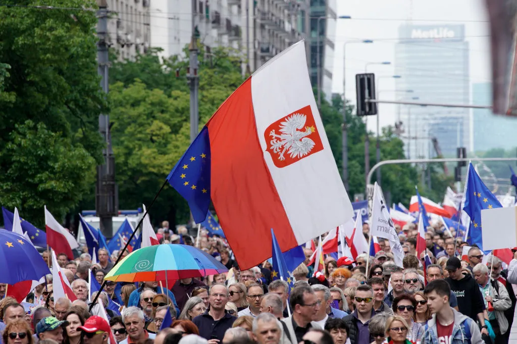 Flag waving.&nbsp;