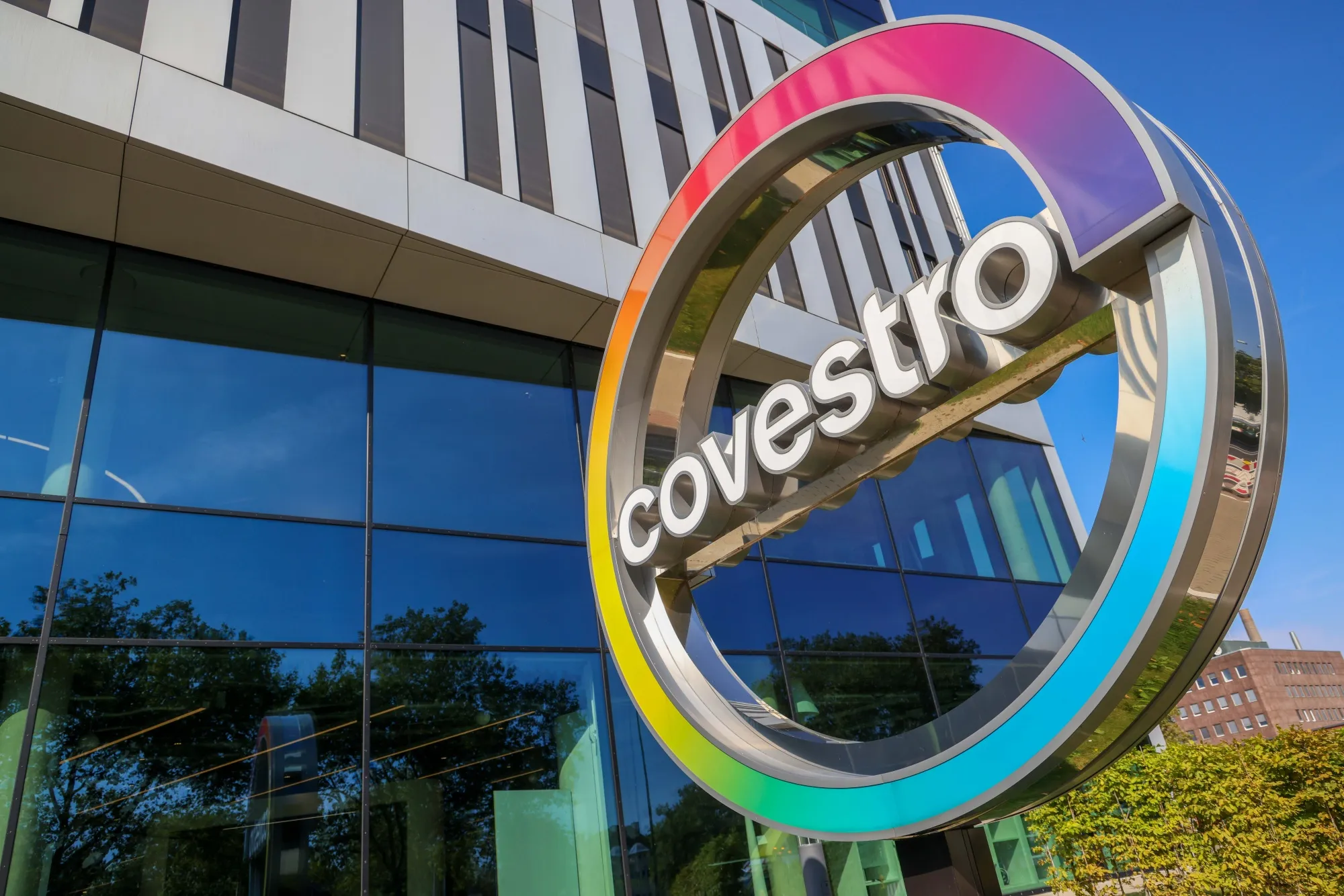 The Covestro headquarters in Leverkusen, Germany.