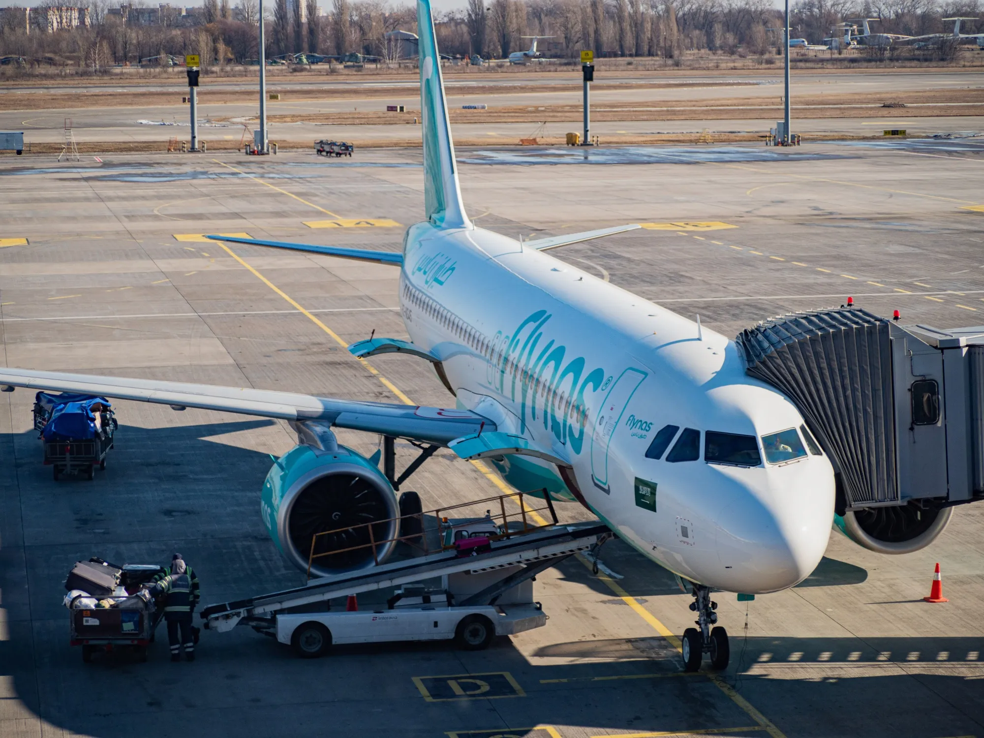 A&nbsp;Flynas passenger jet.
