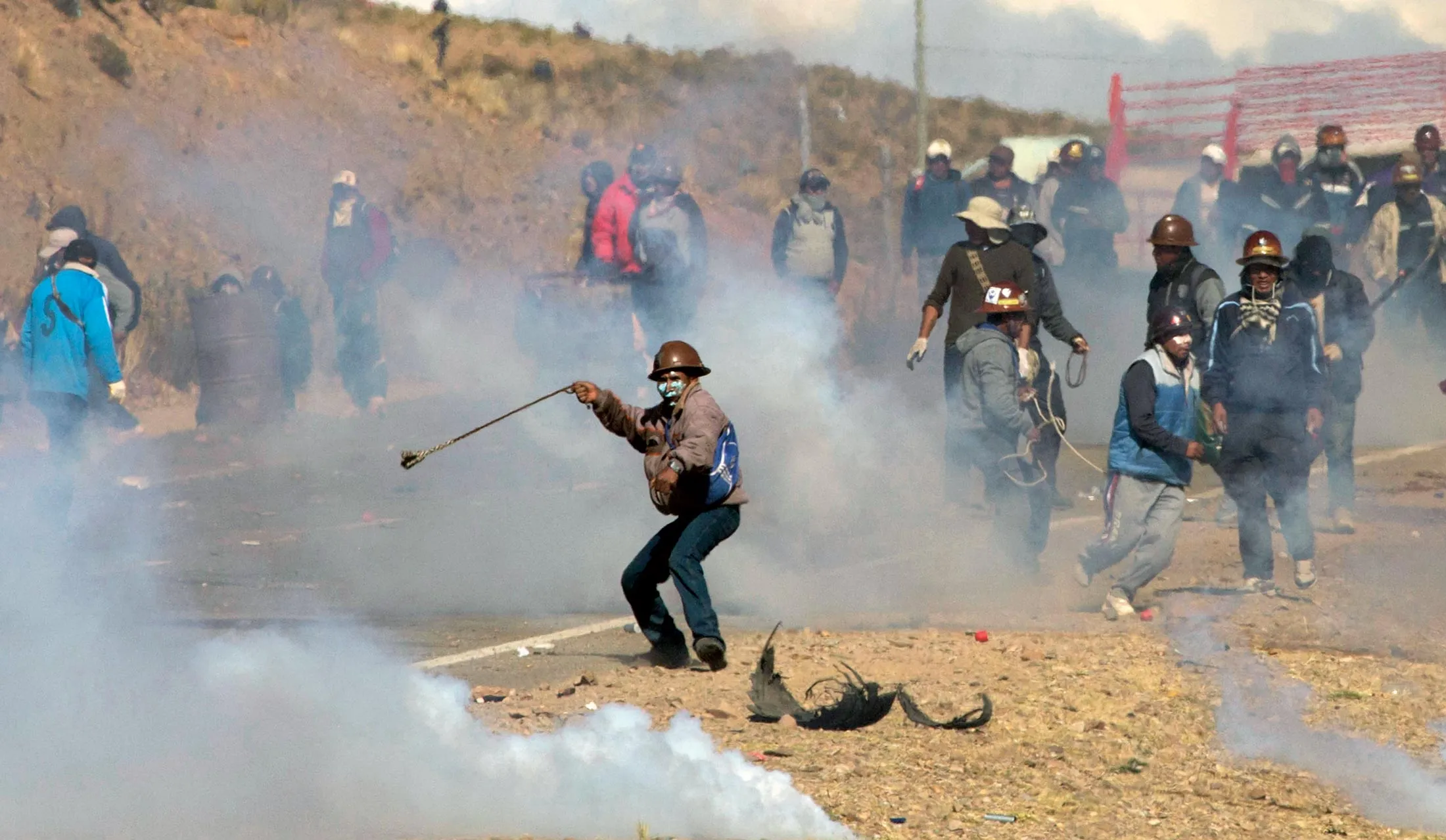 Clashes at a roadblock on Aug. 25, the day Illanes was killed.
