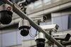 Surveillance cameras manufactured by Hangzhou Hikvision Digital Technology Co. are mounted on a post at a testing station near the company's headquarters in Hangzhou, China, on Tuesday, May 28, 2019. Hikvision, which is controlled by the Chinese government, is one of the leaders in the market for surveillance technology, with cameras that can produce sharp, full-color images in fog and near-total darkness.