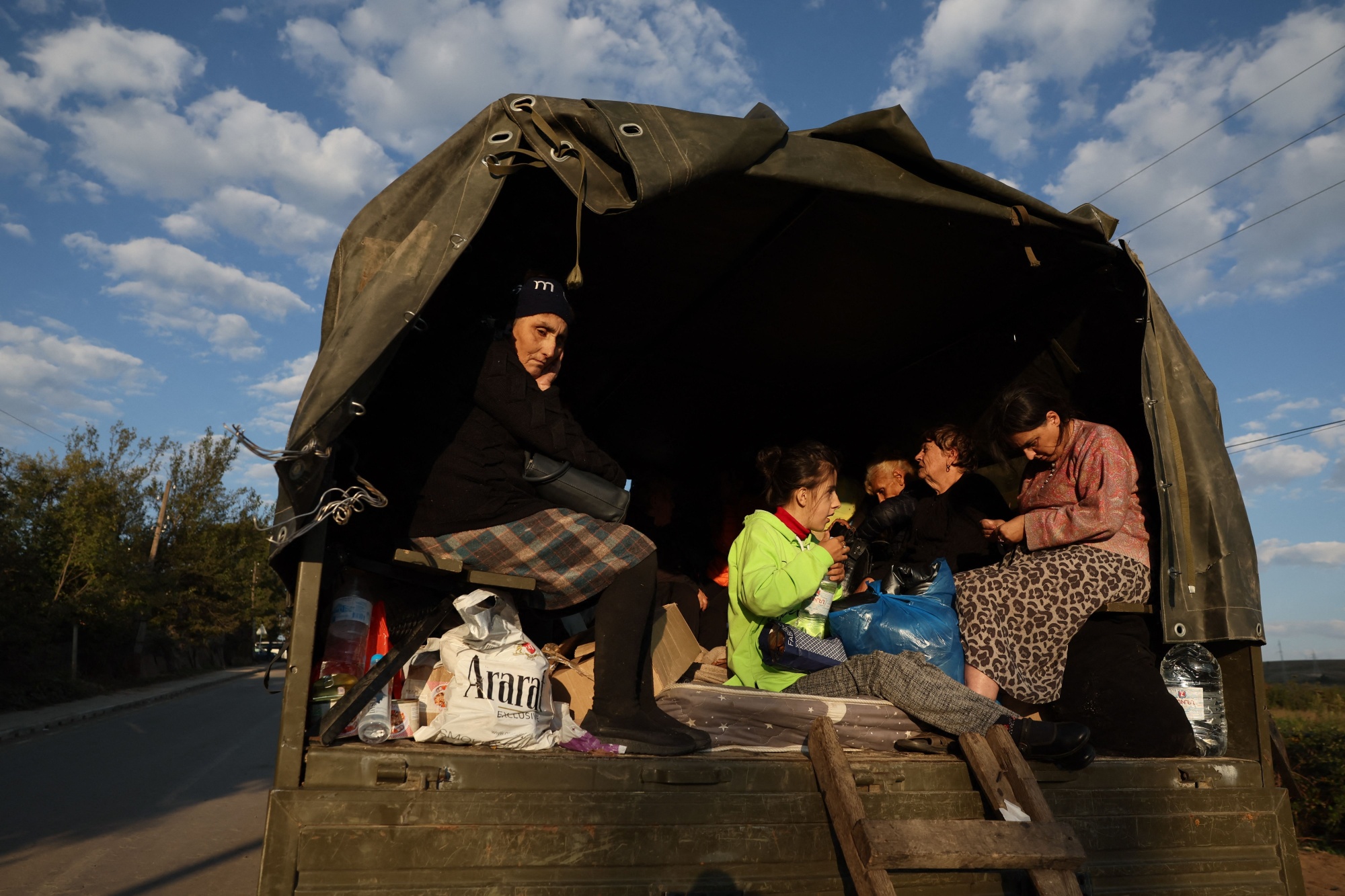 Armenians Fleeing Nagorno-Karabakh in 'Direct Act of Ethnic Cleansing' by  Azerbaijan