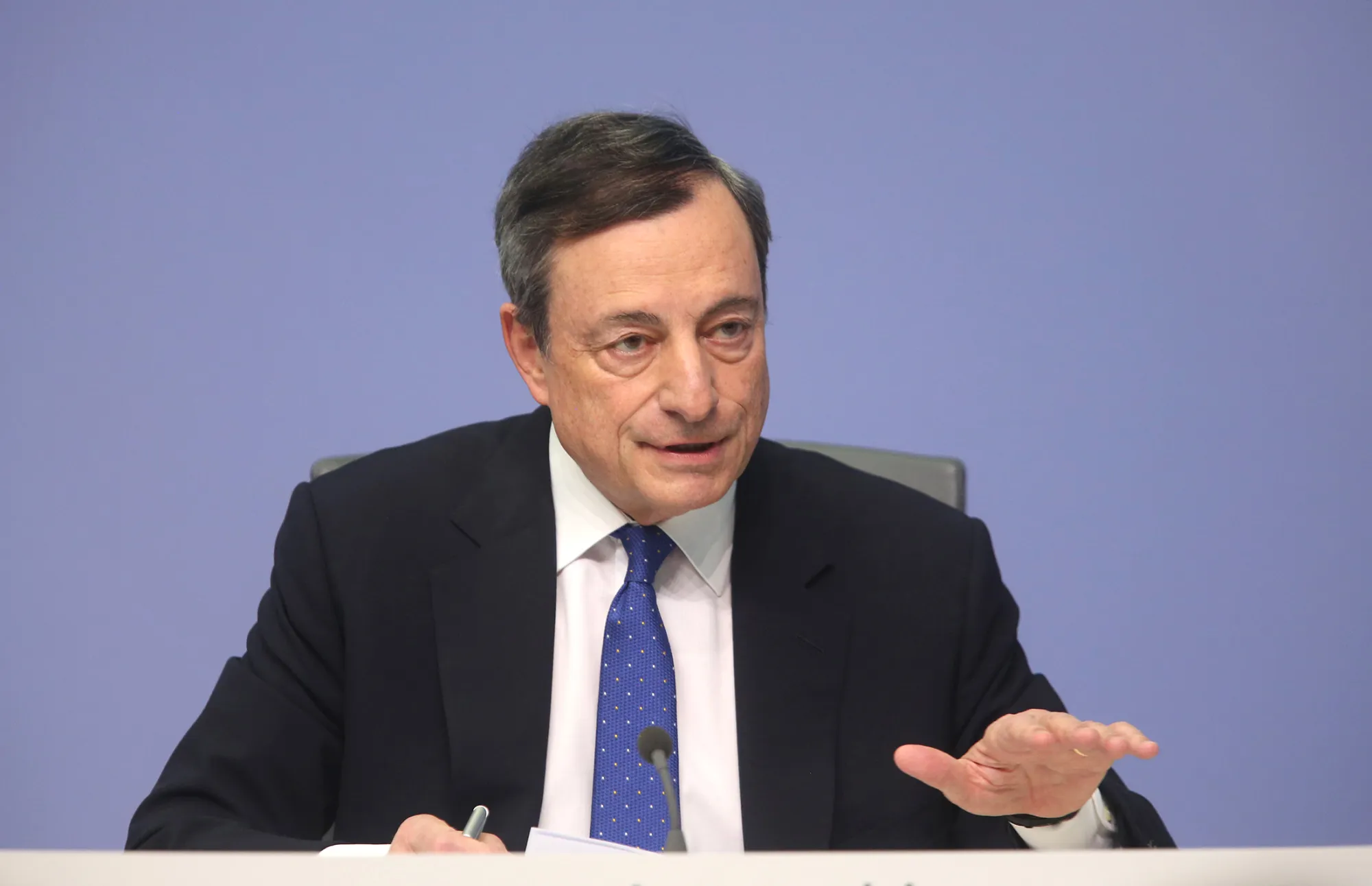 Mario Draghi.
