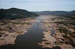 The Mekong River in the northeastern Thai province of Loei on Oct. 31.