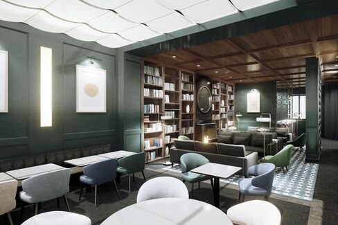 Residential-inspired interiors at Le Roch.