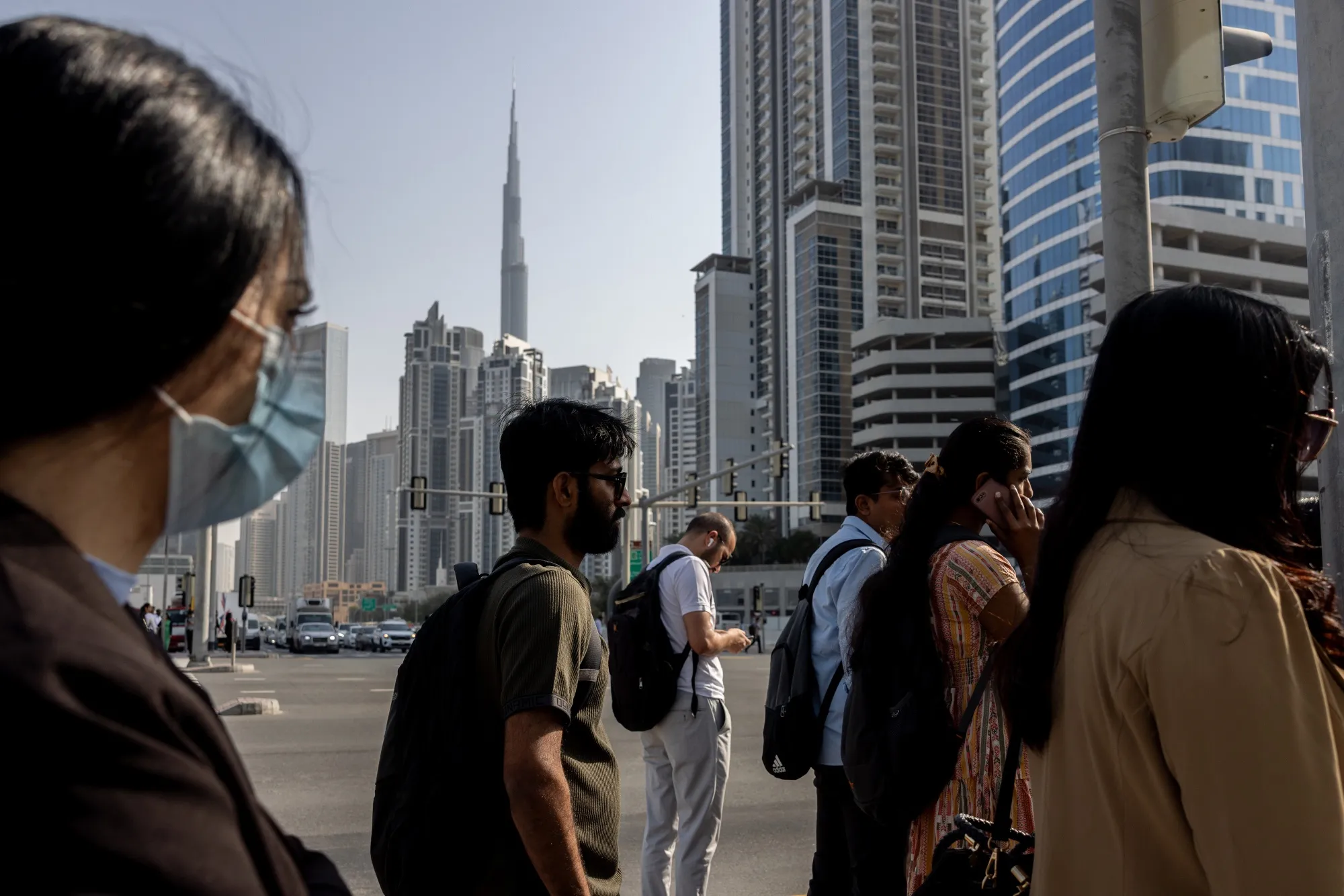 The Business Bay financial district of Dubai.