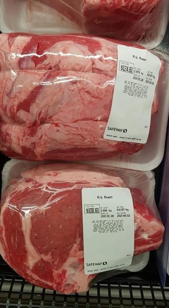 A Rib Roast Can Set You Back $100 as Meatflation Hits Shoppers