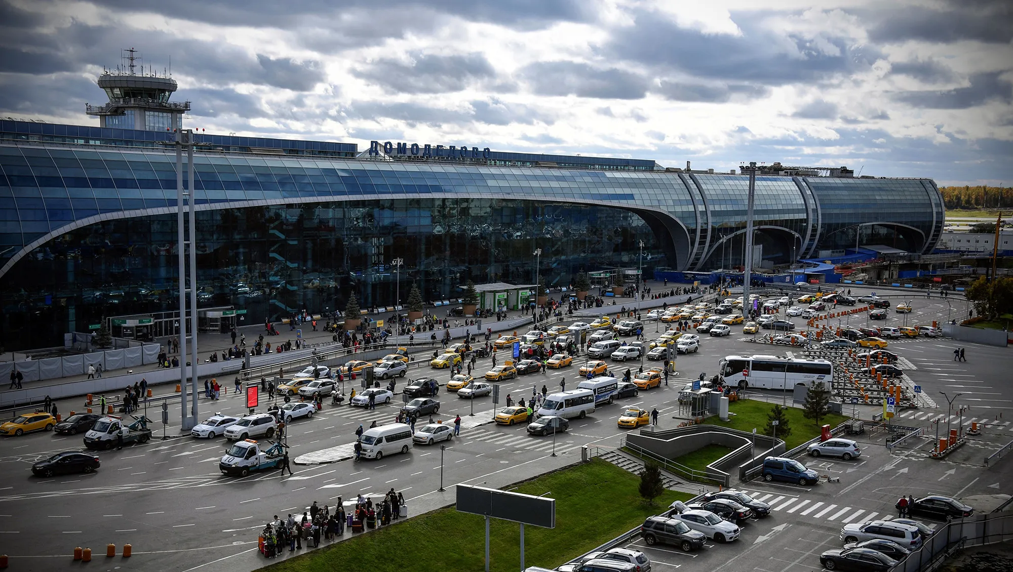 Domodedovo airport outside Moscow.