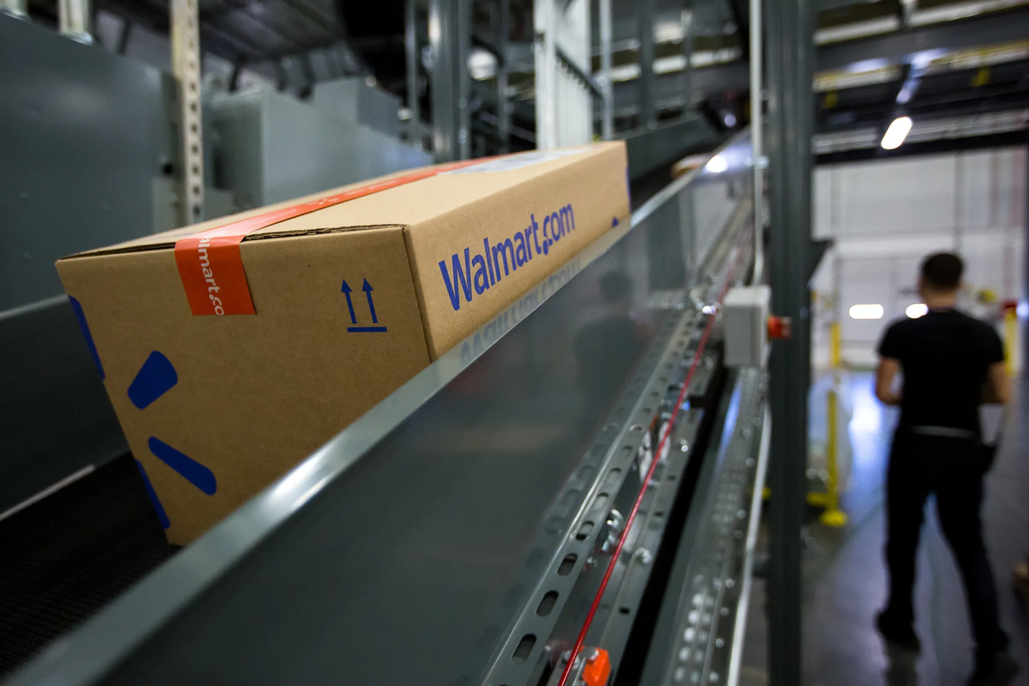 Operations Inside A Wal-Mart Stores Inc. Distribution Center 
