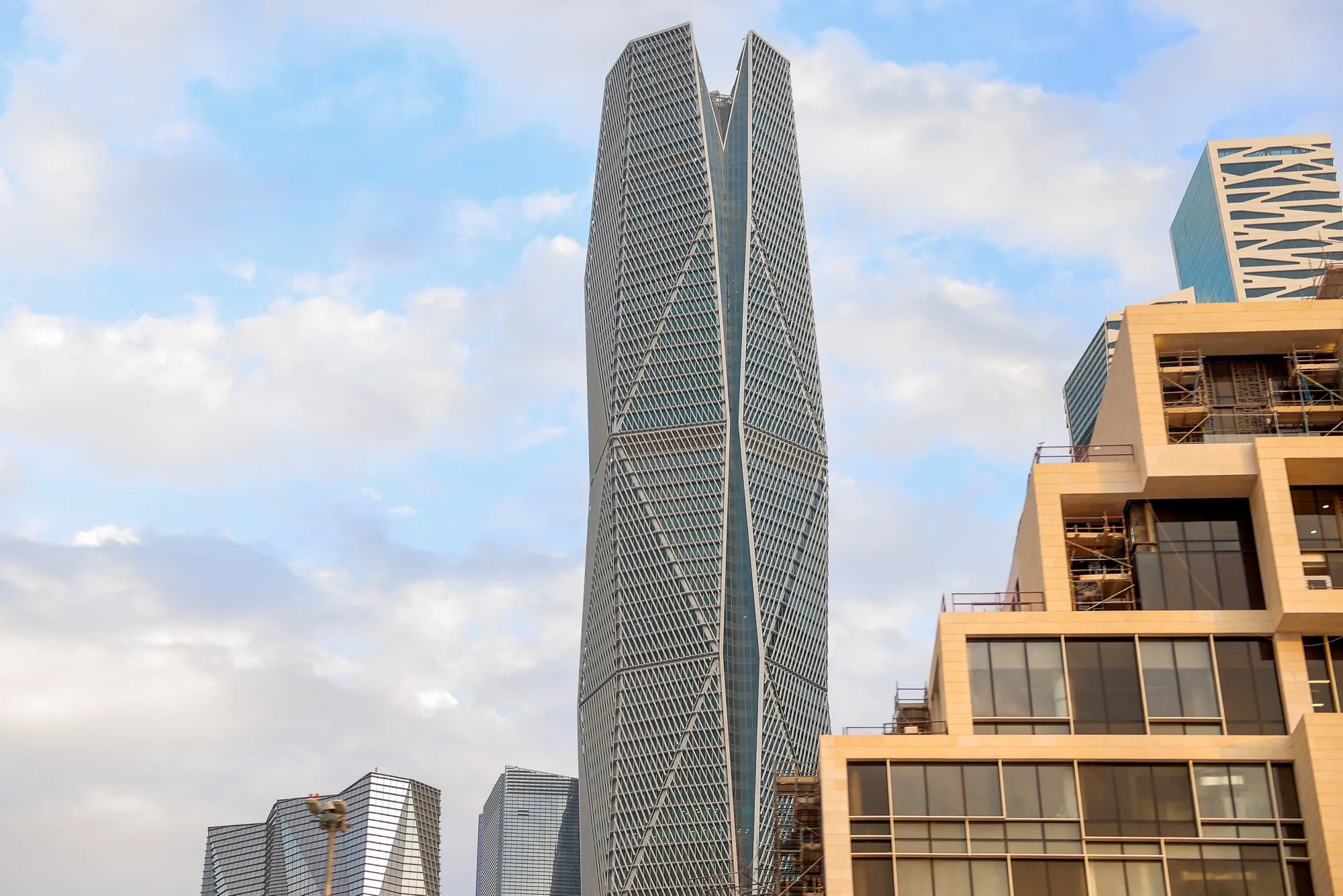 The Public Investment Fund (PIF) tower in Riyadh, Saudi Arabia.