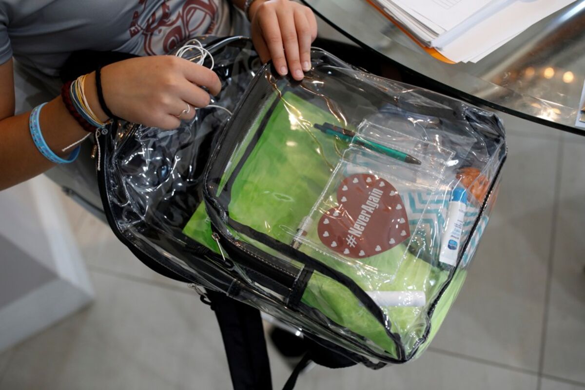 The Empty Promise of the Clear Plastic Backpack - Bloomberg