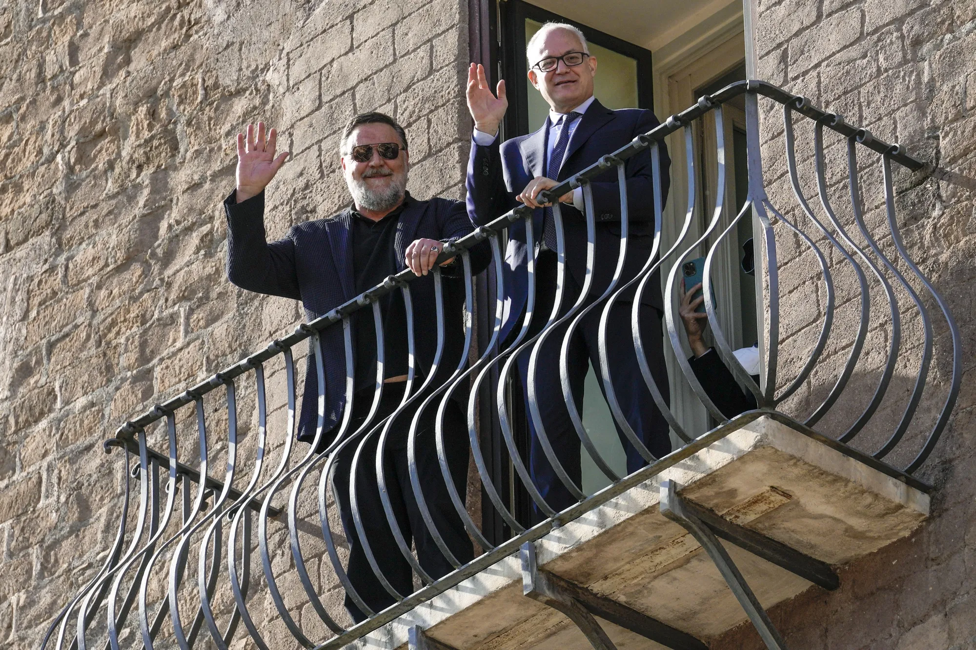 'Gladiator' Actor Russell Crowe Feted in Rome - Bloomberg