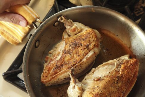 If you want extra-crisp skin, choose air-chilled chicken.
