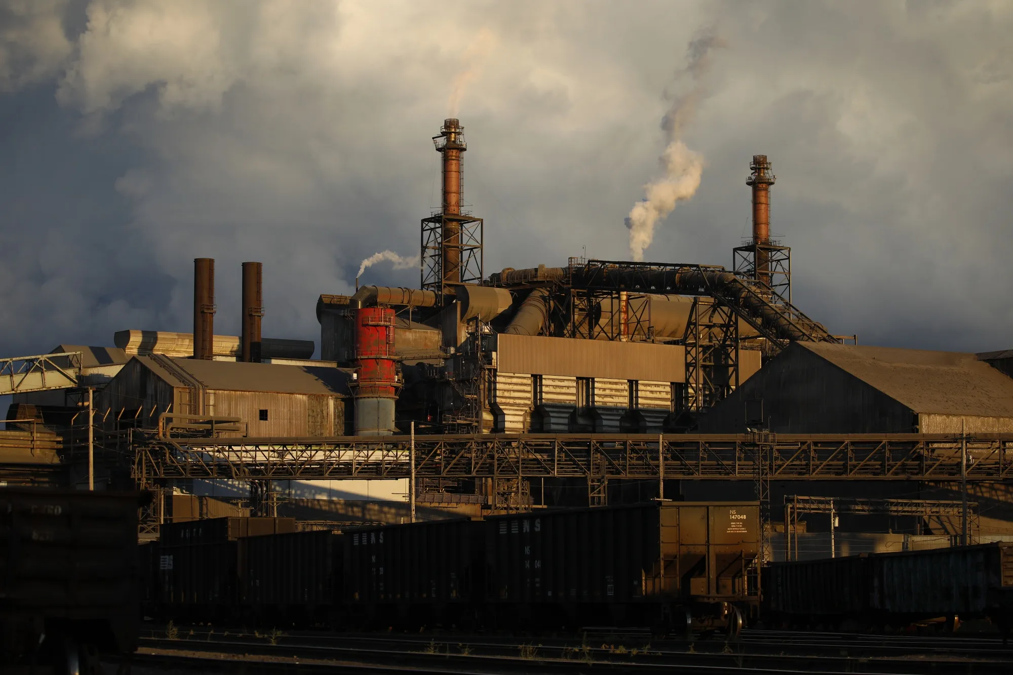 The Cleveland-Cliffs Inc. Cleveland Works steel mill in Cleveland.