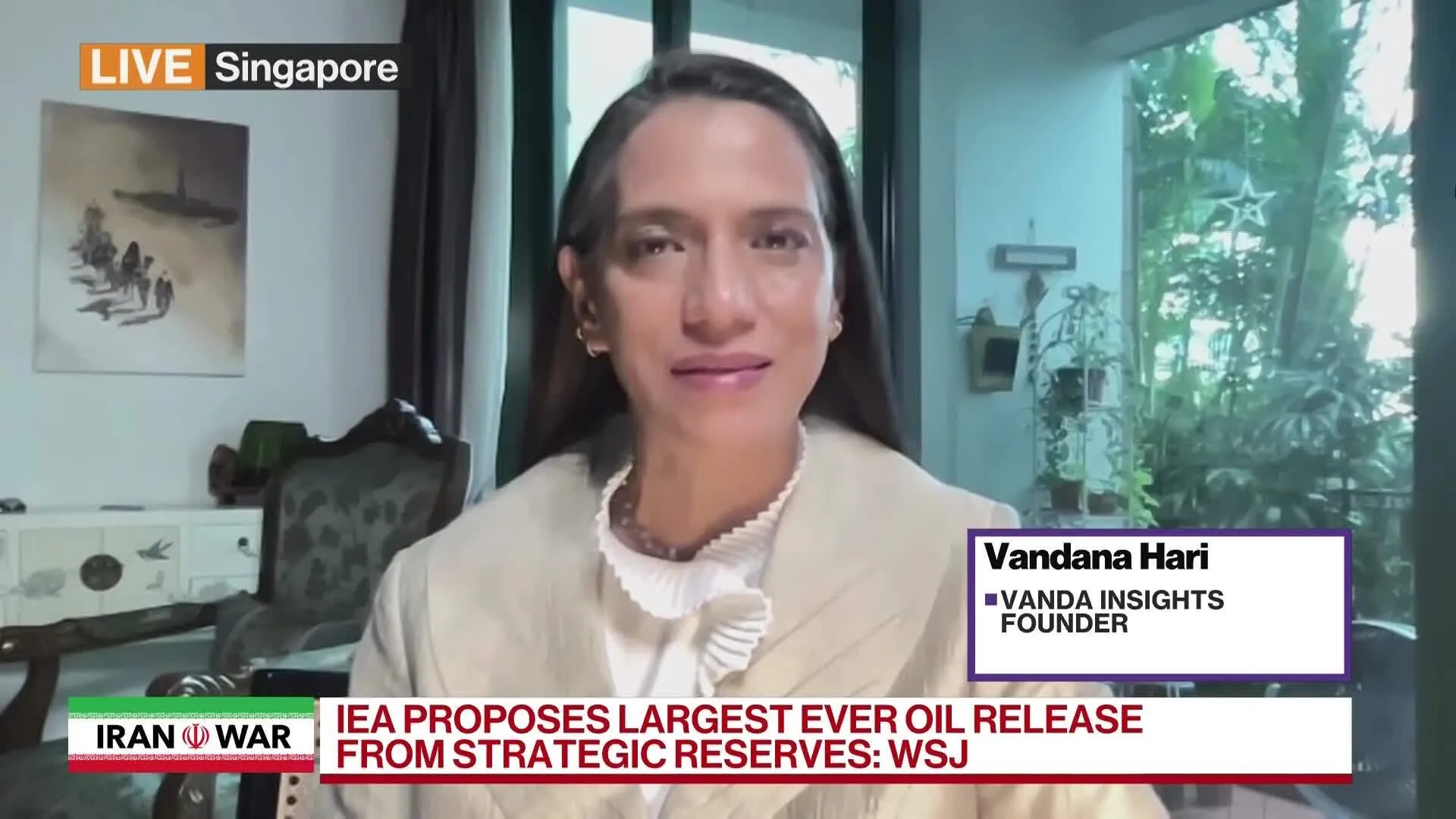 bloomberg.com - Watch Vanda Insights on Oil Markets, IEA Report