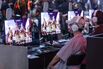 Visitors play Battlefield 6 ahead of its release at the