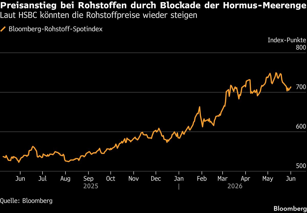 HSBC: Anhaltende Schließung der Straße von Hormus verschärft Rohstoffknappheit