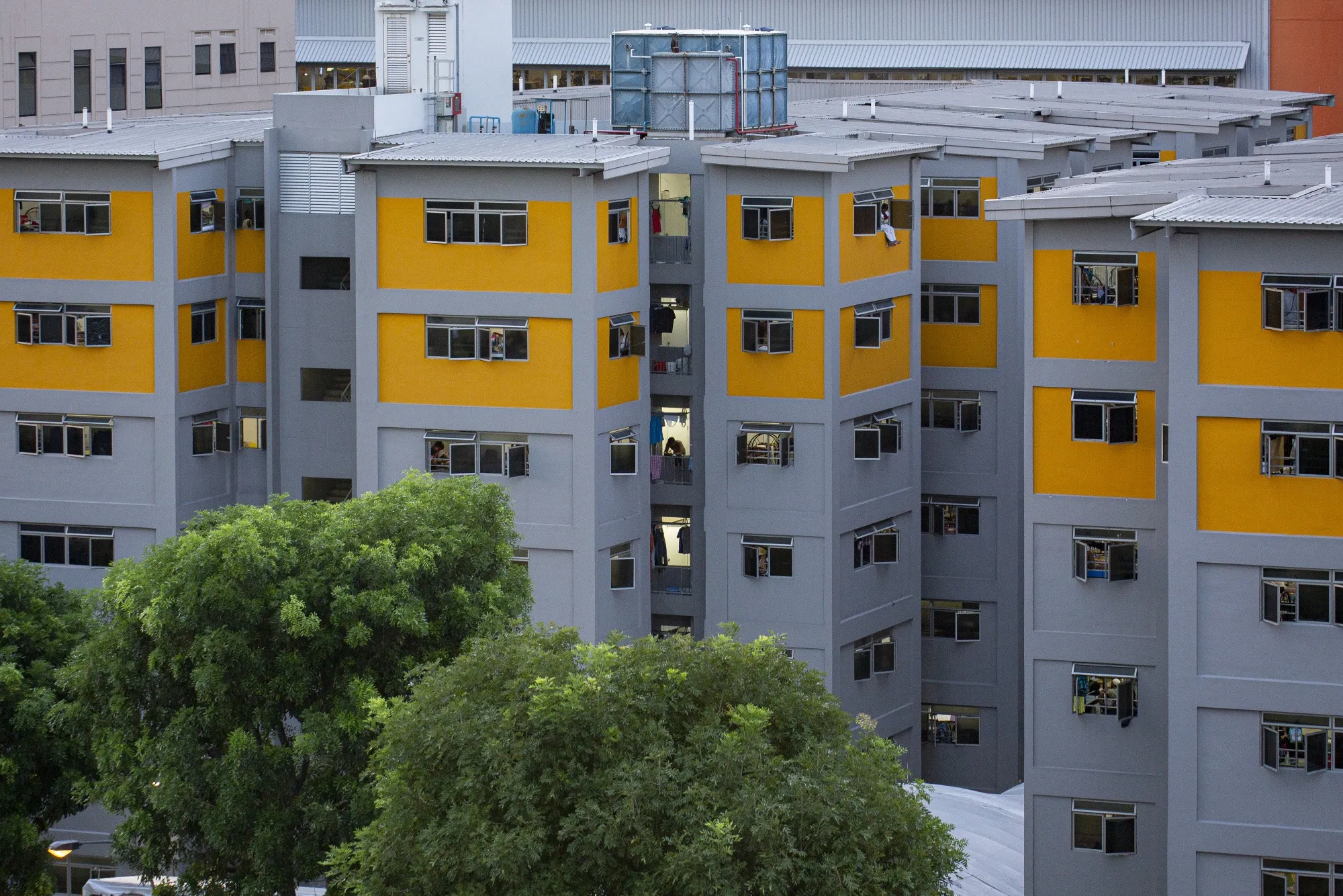 The Toh Guan Dormitory, a purpose-built migrant workers dormitory that has been designated as an isolation area on April 19.
