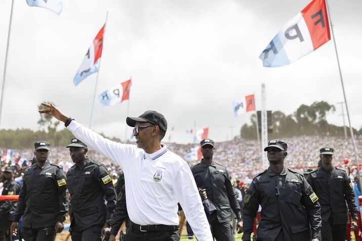 RWANDA-MUSANZE-PRESIDENT-ELECTION CAMPAIGN
