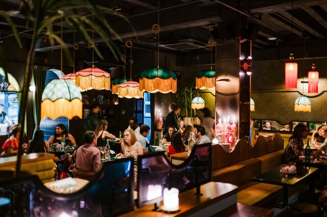 The La’ Shukran dining room.