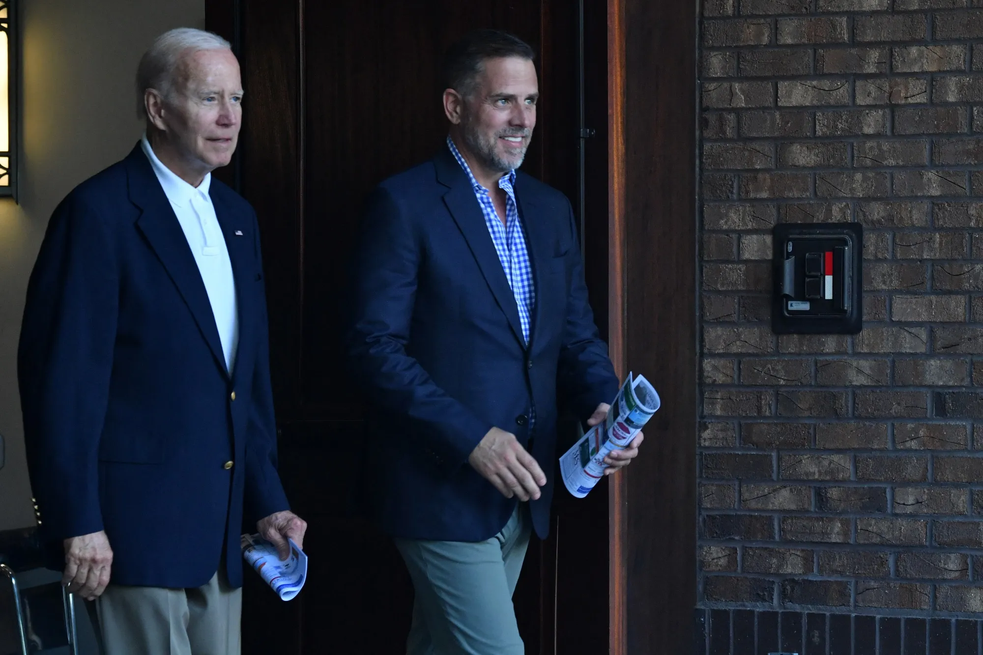 Joe Biden and Hunter Biden