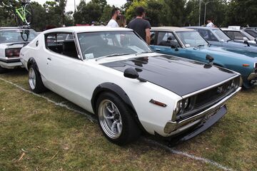 A 1975 Nissan Skyline 2000GT-R.