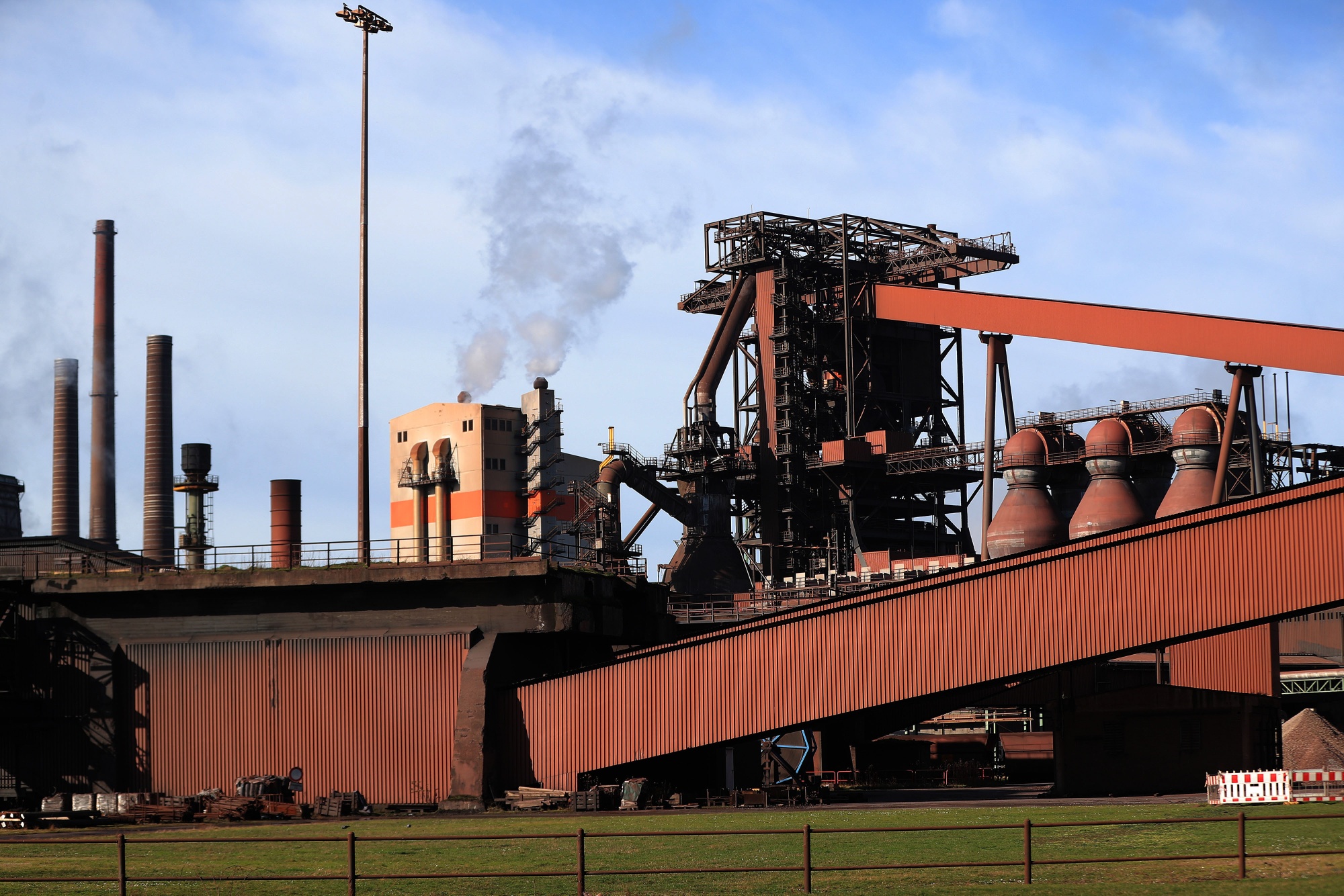 Steel Production Inside A Salzgitter AG Metals Plant