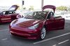 A Tesla Inc. Model 3 electric vehicle