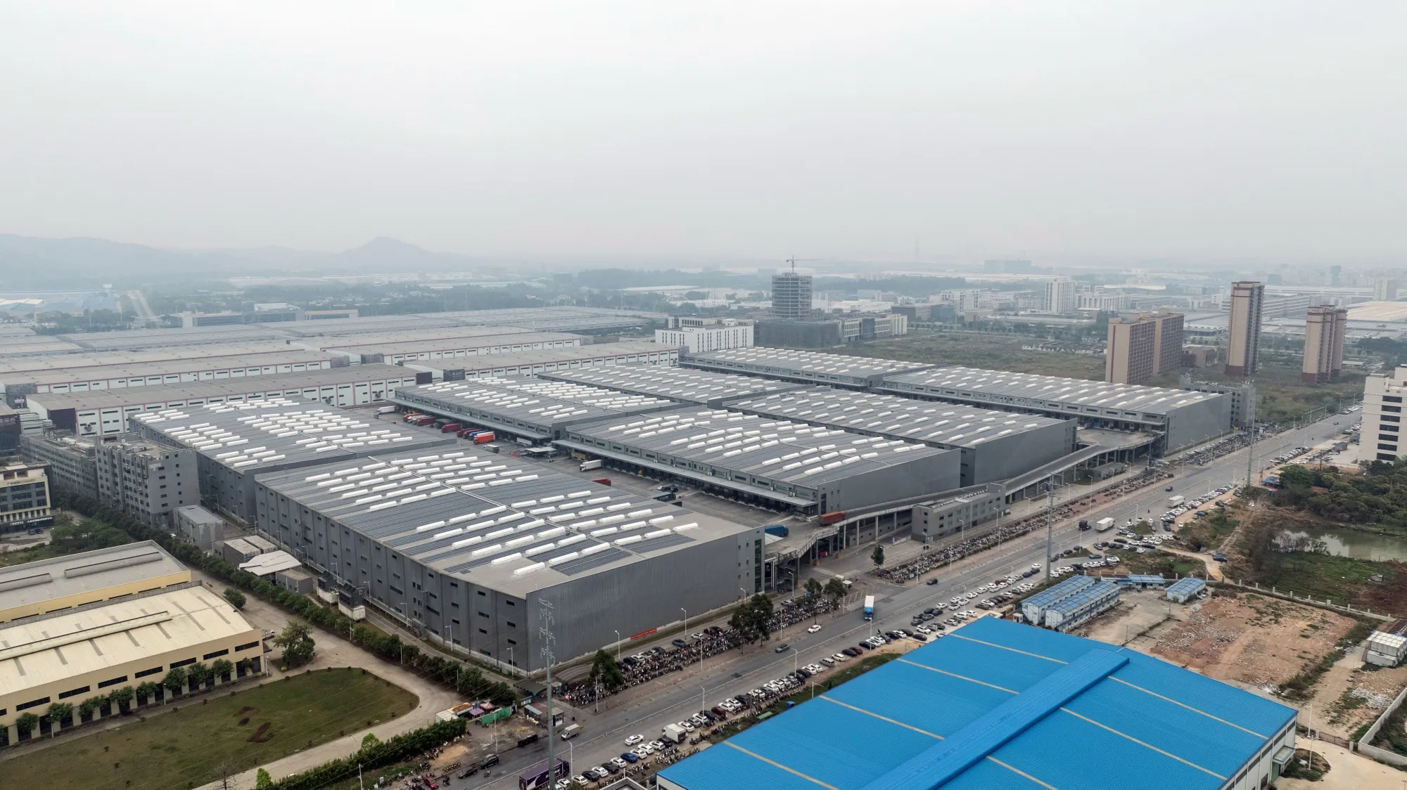 A Shein logistics center in Zhaoqing, Guangdong Province, China.