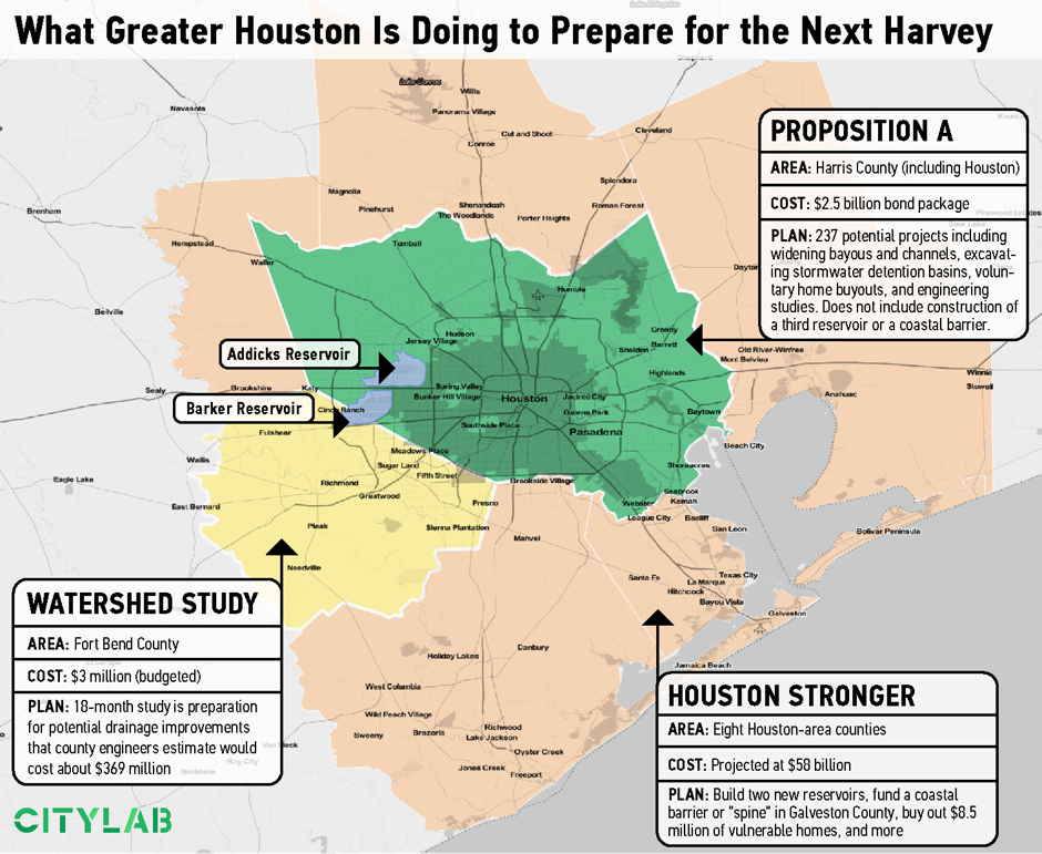 Houston Reckons With the Cost of a Watery Future - Bloomberg