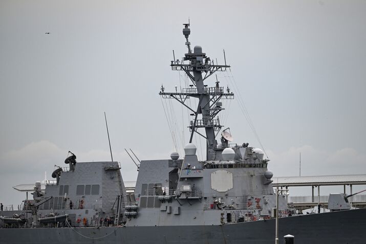 PANAMA-US-VENEZUELA-NAVY-WARSHIP