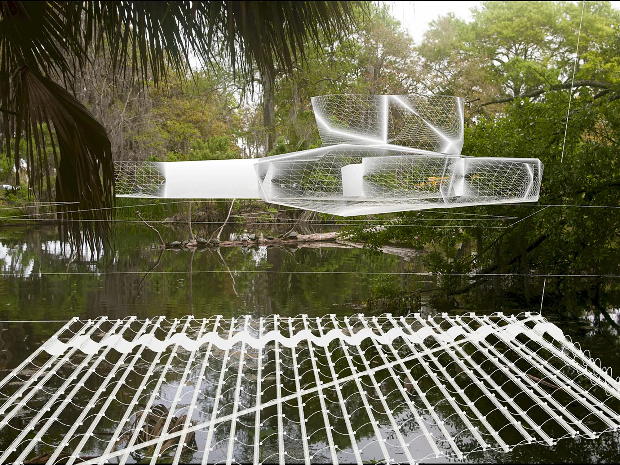 An image from architect V. Mitch McEwen’s “R:R,” which envisions an alternative New Orleans.&nbsp;