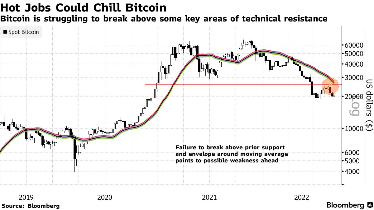 A Hot Jobs Report Could Send Bitcoin to $15,000, Hedge Fund Says - Bloomberg