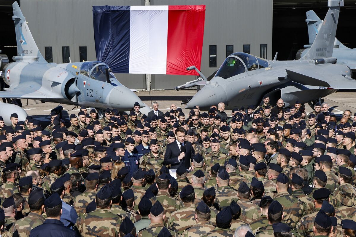 France to Boost Orders for Rafale Fighter Jets, Macron Says - Bloomberg