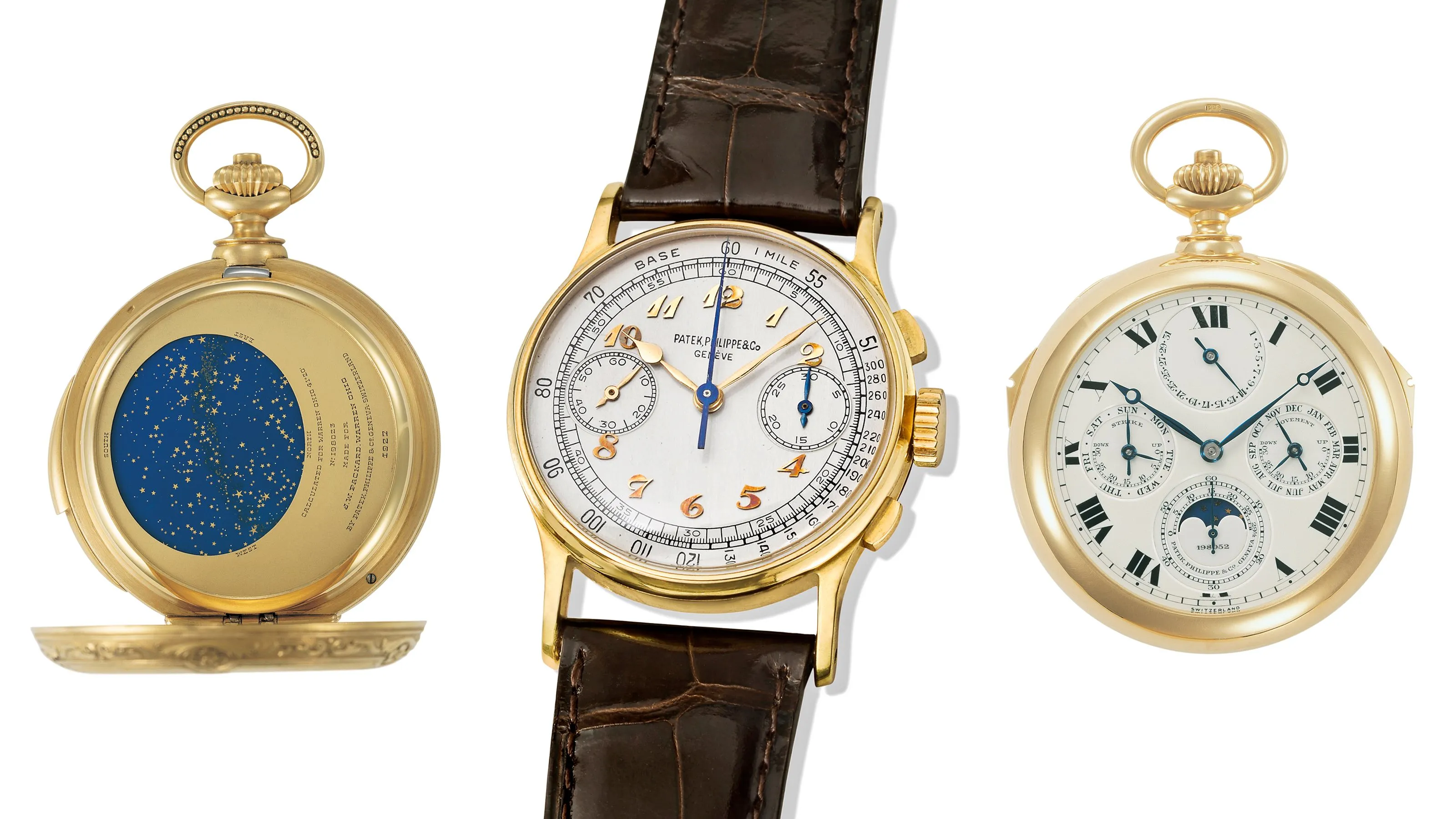 Patek Philippe Watches Owned by JFK Joe DiMaggio on View in New York Bloomberg