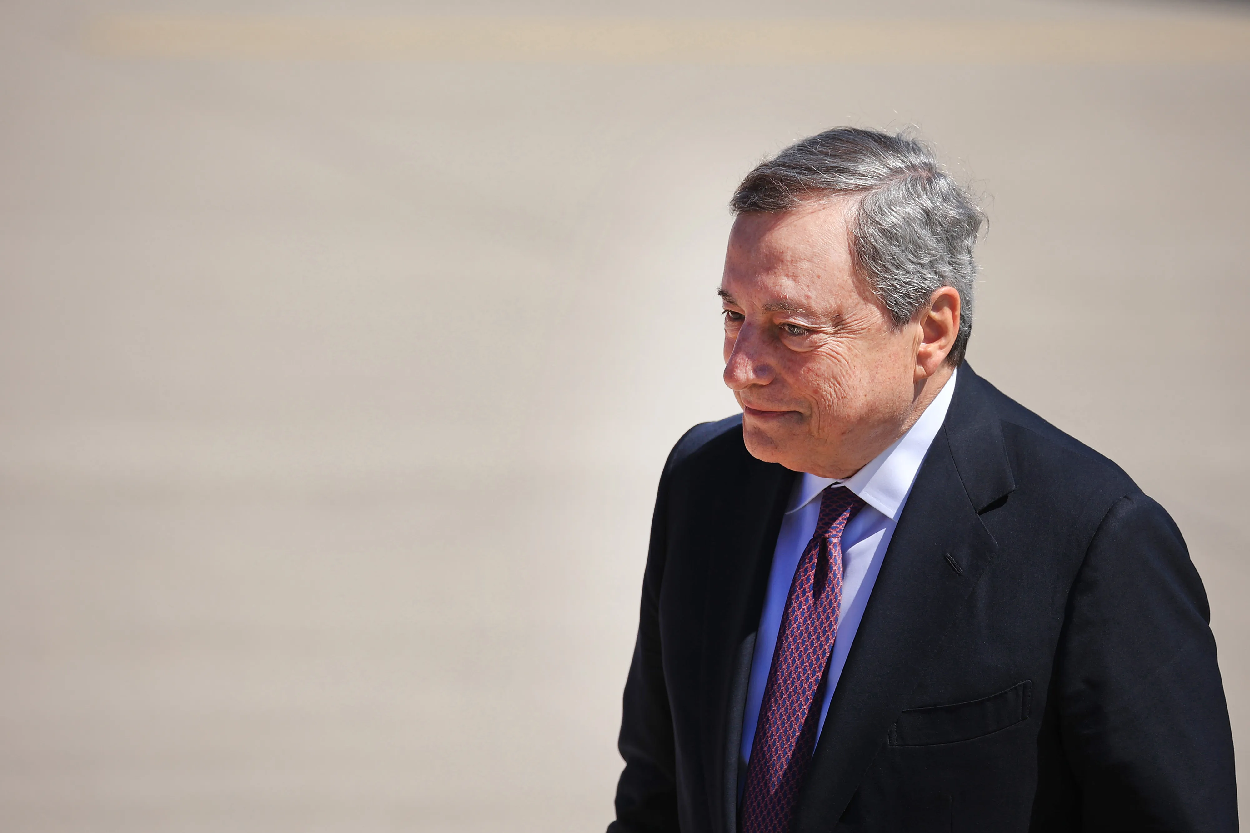 Mario Draghi, Italy's prime minister, sought to resign but was rejected.