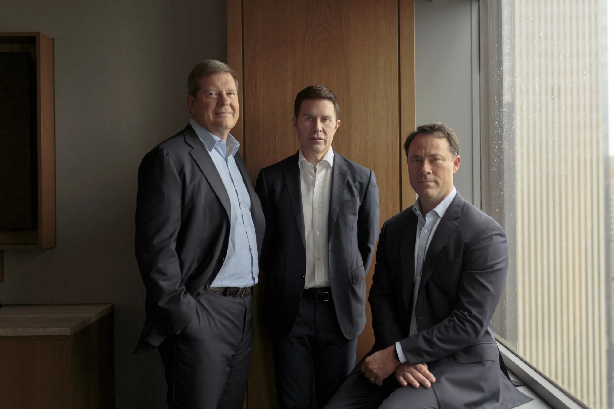 HPS founders Scott Kapnick, from left, Scot French and Michael Patterson.
