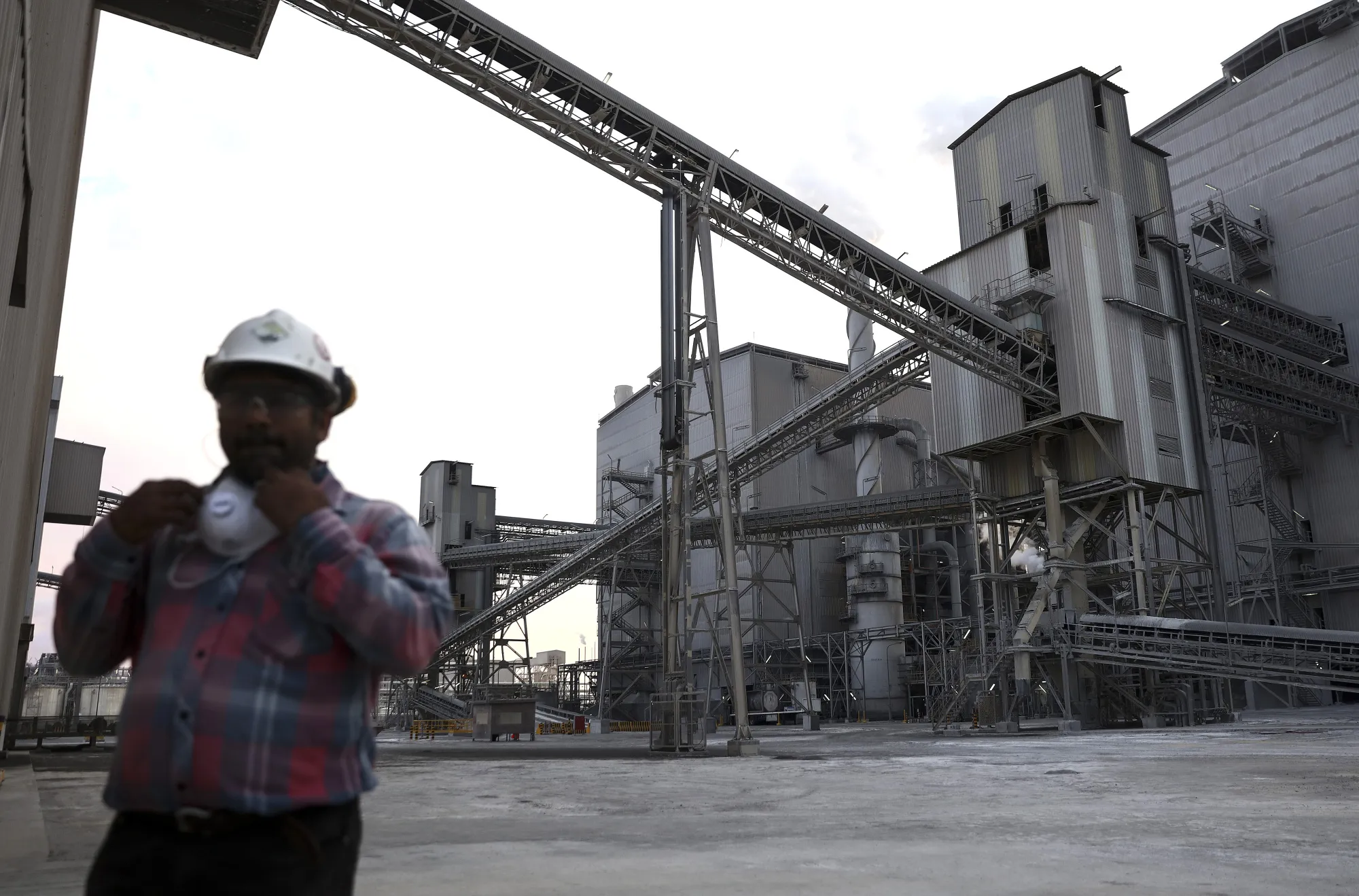 A processing plant at the Ras Al Khair Industrial City, operated by the Saudi Arabian Mining Co. (Ma'aden) in Ras Al Khair.