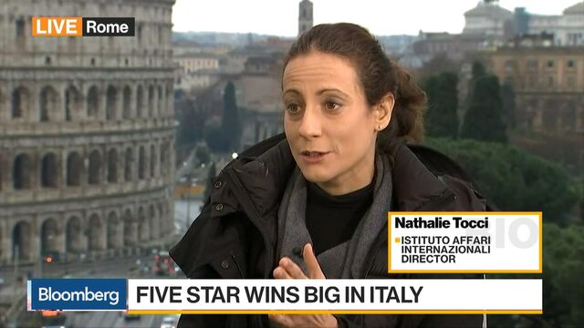 Election projections point to euroskeptic shift in Italy Election projections point to euroskeptic shift in Italy