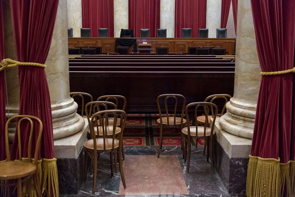 One of many open seats.
